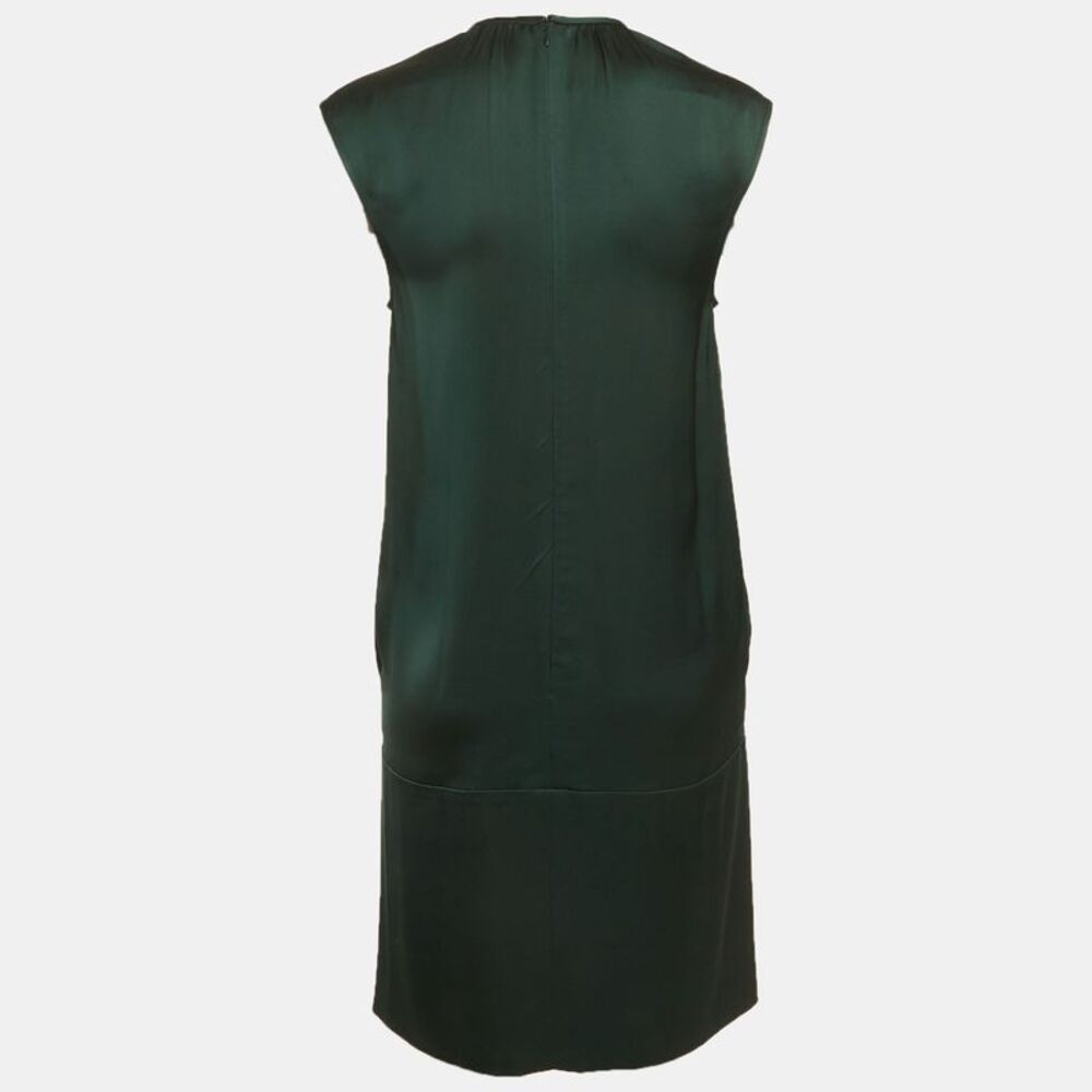Celine Green Silk Shift Mini Dress S - Picture 3 of 6